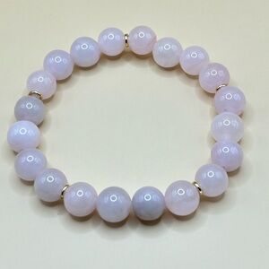 rose quart bracelet